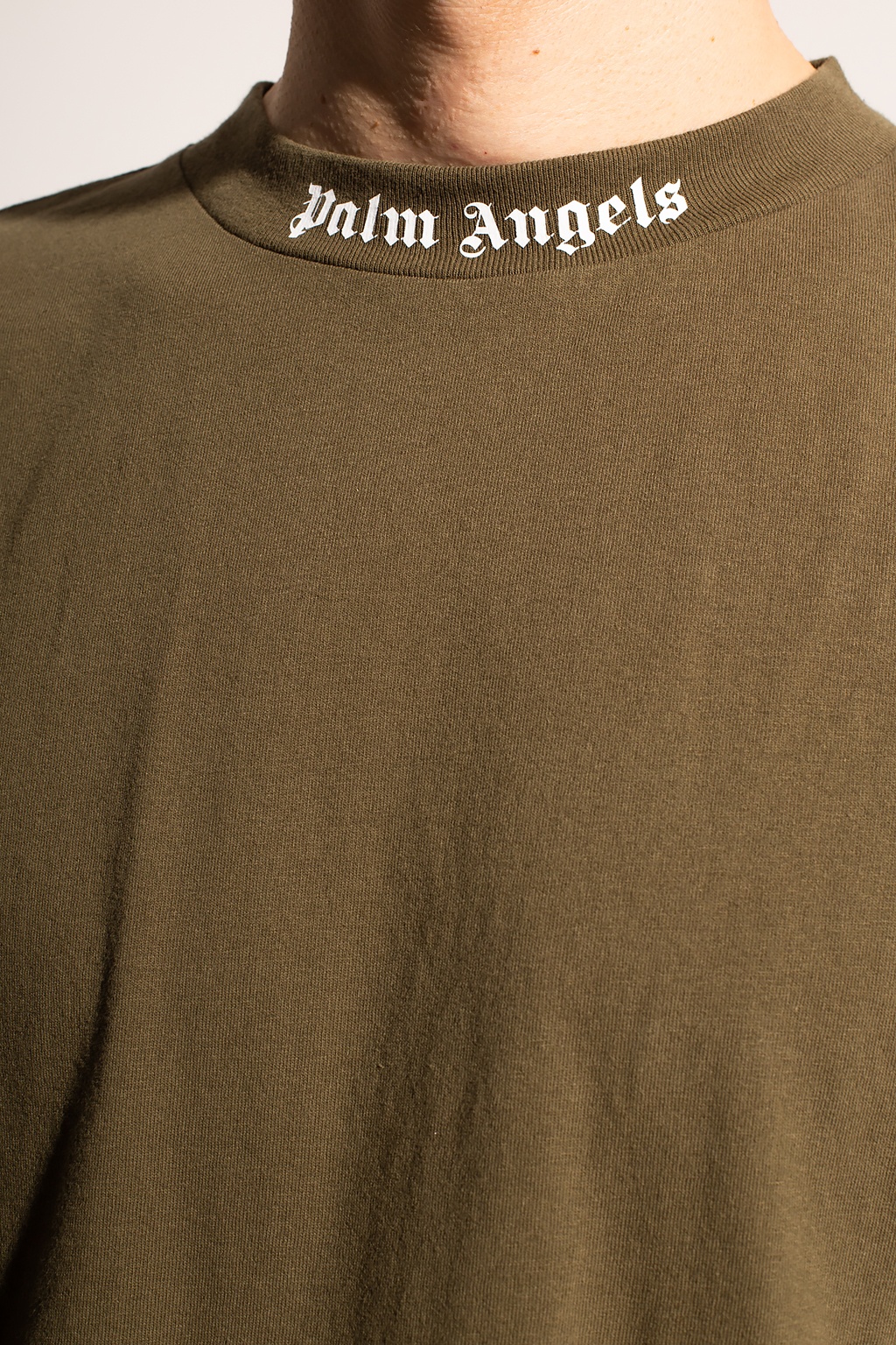 Tシャツ・カットソー PALM ANGELS Women Tops PWAB040F23FAB001 6210 Brown Palm Angels Womens Leopard Bear Loose T-Shirt Orange/Brown